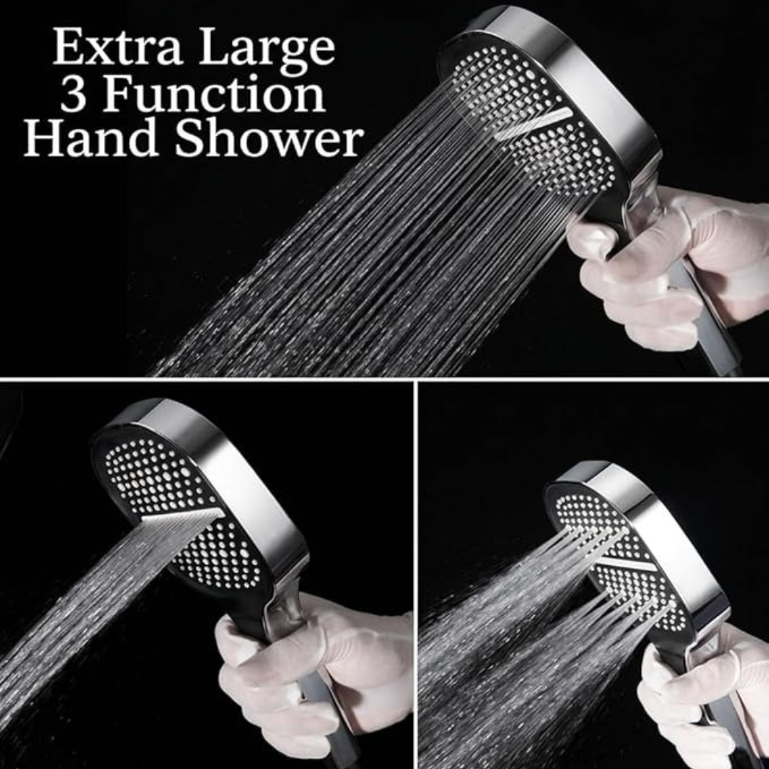 X-Xonier Stainless Steel 304 grade Shower Panel System with Rainfall & more (8001) | 7in1