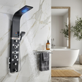 X-Xonier Smart Thermostatic Shower Panel – 8-in-1 Spa System with Rainfall (8004)