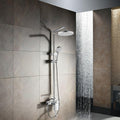 Luxury Shower System, 3-in-1, Dazzling Large Overhead RainFall and 3 Way Multifunction Hand Held shower (8011)