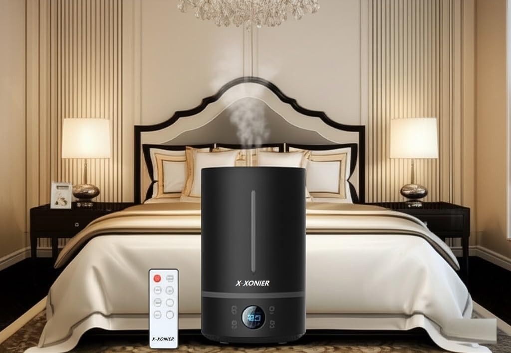 X-XONIER Cool Mist Ultrasonic Humidifier | 7 L Black